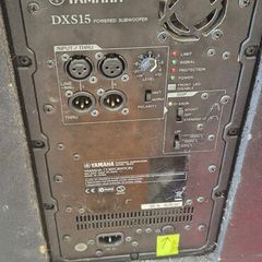 Pair of Yamaha DXS15 Active Powered Subwoofers Perfect Working Order