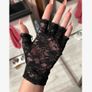 Black Lace Gloves - new/with tags - great accessory - will fit any outfit Image 4