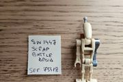 lego sw1447 scrap battle droid, set star wars 75418