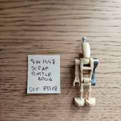 lego sw1447 scrap battle droid, set star wars 75418