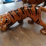 Set of two vintage ceramic Bengal tigers Image 2