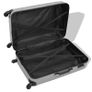 Four Piece Hardcase Trolley Set Silver Image 3