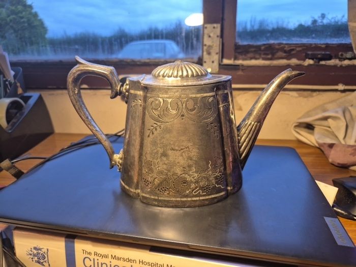 1928 Silver Vintage Teapot