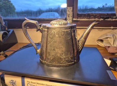 1928 Silver Vintage Teapot