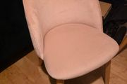 velvet chair pink chair