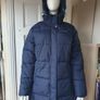 BNWT long puffer Coat Jacket Women dark Blue Seaside LONG ISLAND EU44 UK 18 RRP100 Eur Image 9