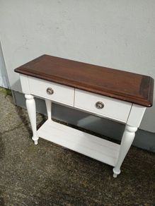 Console table solid wood
