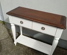 Console table solid wood