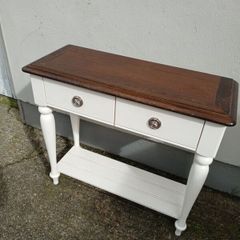 Console table solid wood