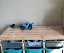 storage combination with boxes