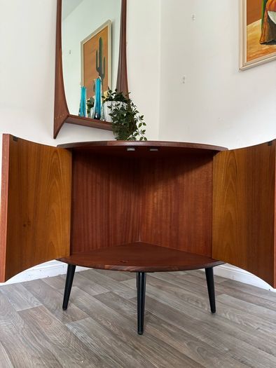 Vintage Retro Mid Century Teak G Plan Corner Cabinet