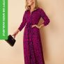 Pink maxi button dress with belt. Size 10 (girl in mind) Image 3