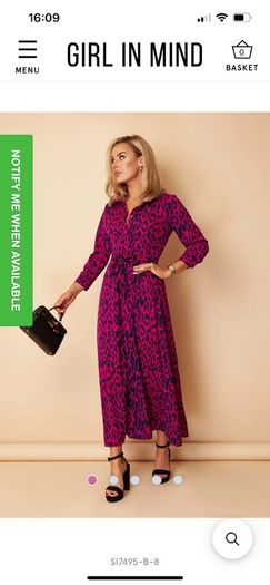 Pink maxi button dress with belt. Size 10 (girl in mind)