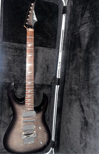 LAG Arkane A200 electric guitar body in Translucent Black finish electric guitar parts accessories
