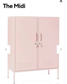 Mustard made midi cabinet pink