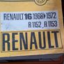 Manual Renault 16 models R1152 and R1153 produced between 1968 and 1972, Postage Available or Collection Image 2