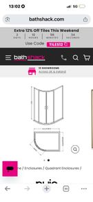 quadrant Shower Enclosure