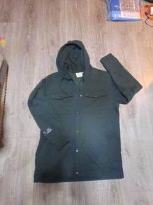 Green hooded fleece jacket from tokyo laundry