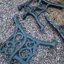 iron cast garden bench ends Image 3
