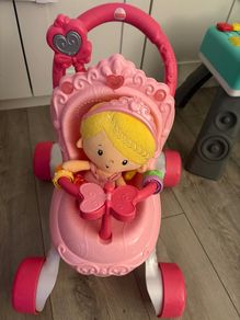 Fisher-Price Princess Mommy Baby Walker and Doll Set