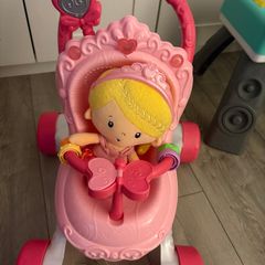Fisher-Price Princess Mommy Baby Walker and Doll Set