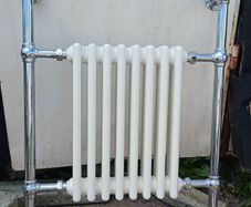Antique towel radiator