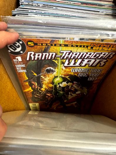 DC Long Comic Box w 250 comics for Sale (2)