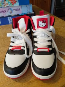 Hello Kitty hightops, size 3, new never worn.