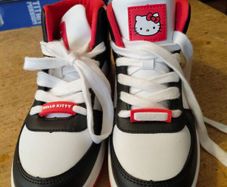 Hello Kitty hightops, size 3, new never worn.