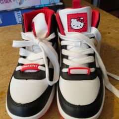 Hello Kitty hightops, size 3, new never worn.