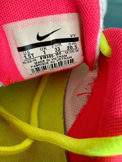girls nike trainers size 1