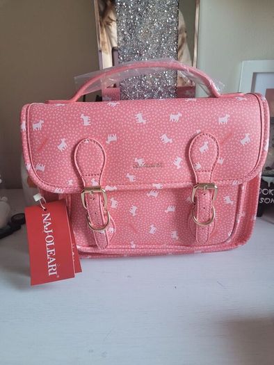 bnwt Naj O Leari scottie mini satchel