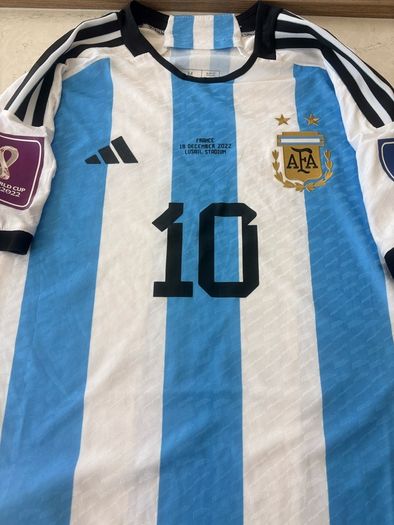 Lionel Messi Signed Argentina Qatar 2022 World Cup Final Winners Shirt Plus COA