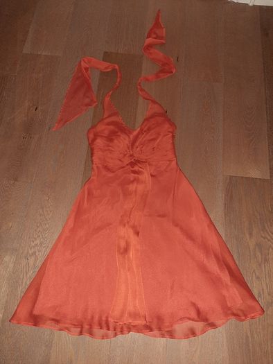 Beautiful Debut Orange Dress Size 10