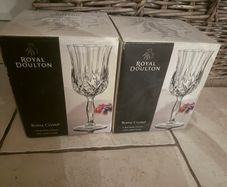 Royal Doulton Roma Crystal red wine glasses
