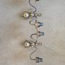 brass  wall lights x2 Image 3