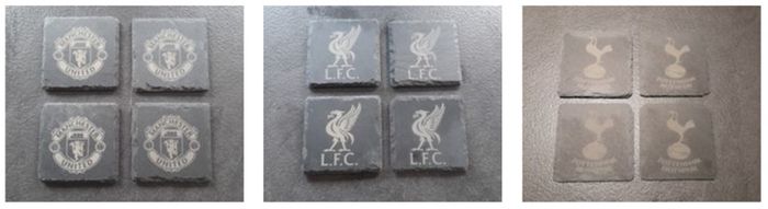 Slate coaster Present, Gift, Fathers Day, Christmas.