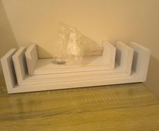 Three ikea shelves