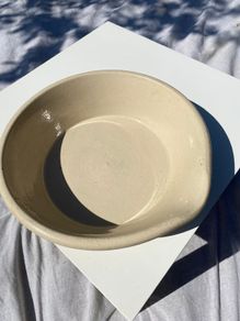 Victorian ceramic milk pan