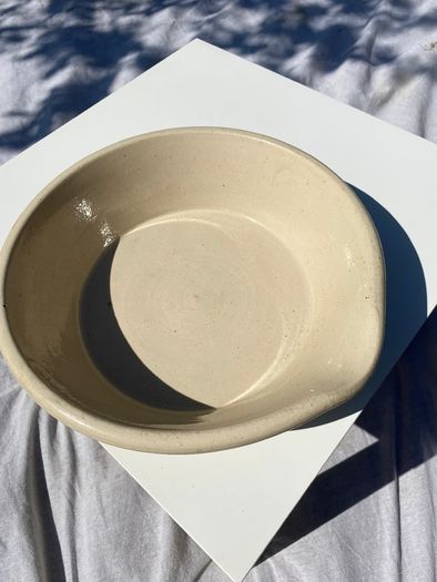 Victorian ceramic milk pan