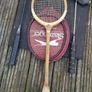 Four badminton rackets and one squash racket Image 7