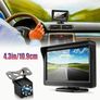 25632 Car Monitor Camera 4.3-inch Display HD Reversing Rearview Camera Car Reversing Kit Image 4