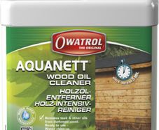 2.5 Liters Eco Friendly, Removes - Teak & Other Wood Oils Fast Owatrol Aquanett Cleaner For Wood Etc