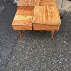 hardwood coffee table