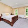 King size mahogany sleigh bed Image 2