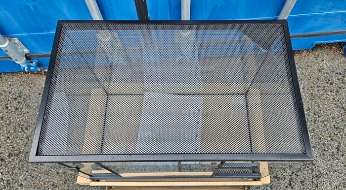 Glass Terrarium with Mesh 50x30x40 F
