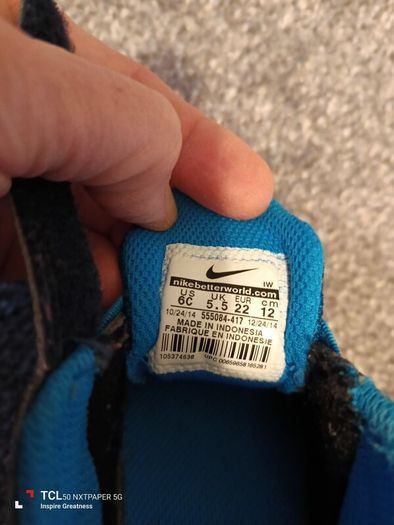 Nike baby shoes.UK 5.5/EUR 22