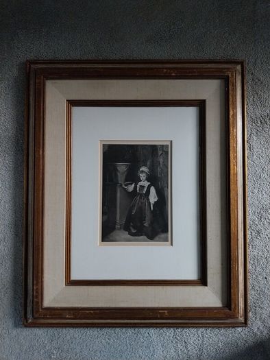 Vintage artwork and frames