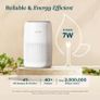 Air Purifier for Bedroom Home, Quiet HEPA Filter Cleaner with Fragrance Sponge & 3 Speed for Better Sleep, Air Frenshener, Allergies, Dust, Pet Dander, Odour, Smoke, Office, Desktop, Core Mini Image 7