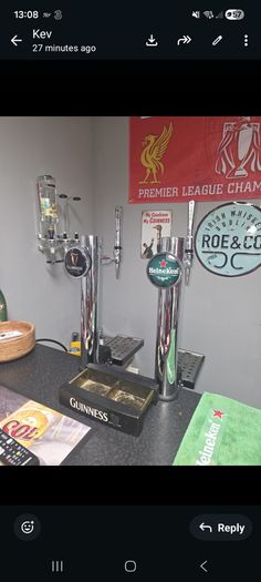 Bar taps system